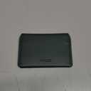 VULKIT Slim Minimalist Card Holder RFID Blocking Leather Credit Card Holder Front Pocket Wallet Magnetic Closure (Olive)