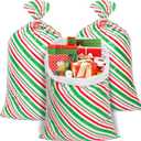 Large Christmas Gift Bags, 3PCS 56"X 36" Jumbo Extra Large Gift Bag, XL Christmas Bags for Wrapping Oversized Giant Huge Gifts, Xmas Santa Big Holiday Gift Bag, XXL Plastic Gift Bags for Presents