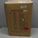 KROSER Hardside Expandable Carry On Luggage with Spinner Wheels & Built-in TSA Lock, Durable Suitcase Rolling Luggage with USB Port, Carry-On 20-Inch, Black