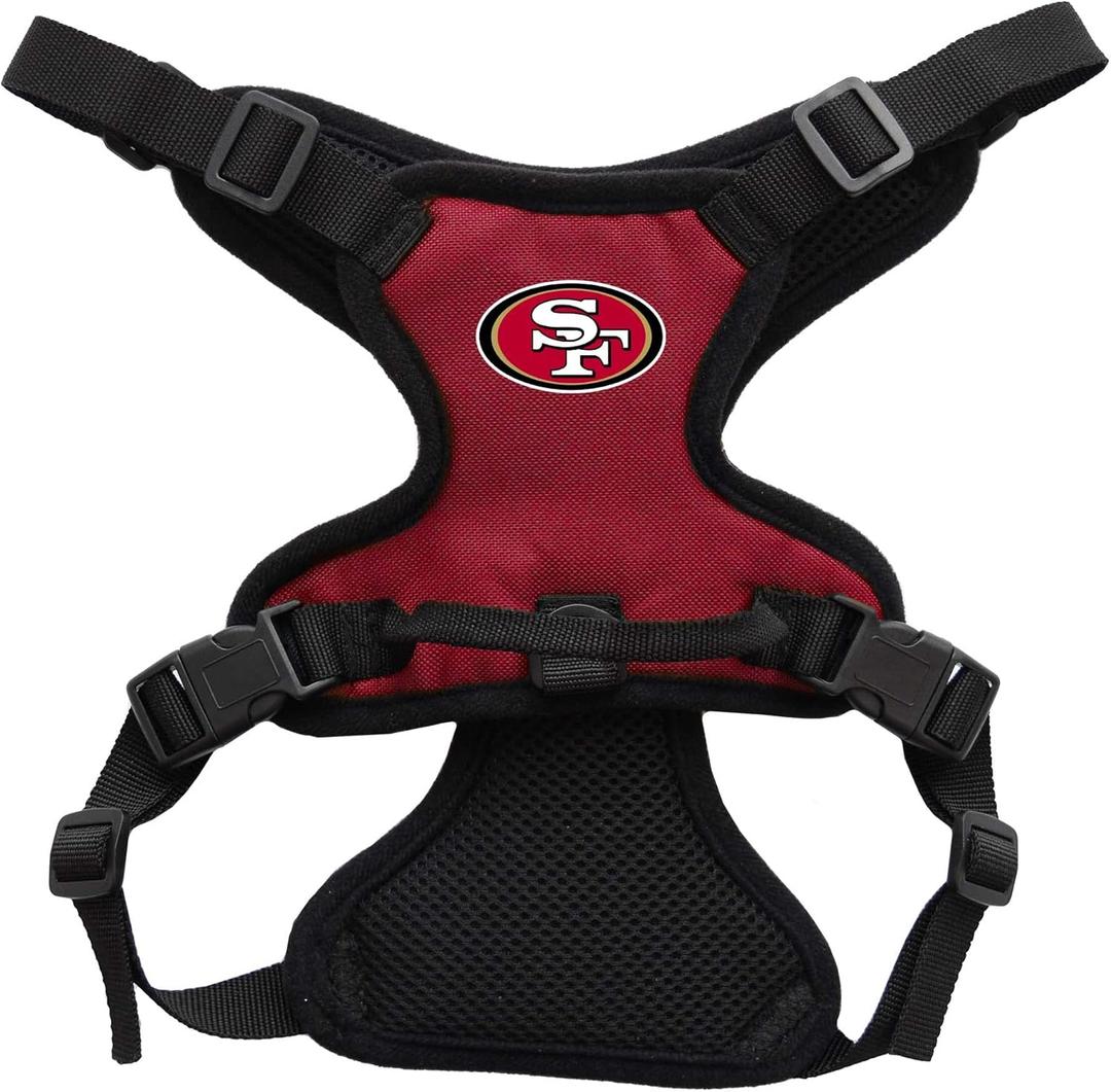 Littlearth NFL Unisex-Adult NFL Front Clip Pet Harness (Small, Team Color)