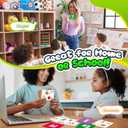 Spanish Flash Cards Toddler Bilingual Baby Cognitive Flashcards, Alphabet, Animals, Numbers, Shapes Colors, First Words, Body Parts,Emotions,Educational Toys Kindergarten Learning Activities