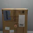 iTouchless 13 Gallon Automatic Sensor Trash Can with AbsorbX Odor Filter, Stainless Steel Kitchen Garbage Bin, Fingerprint-Proof, Hands-Free Operation, Oval (Light Silver, Black)