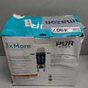 PUR Plus 11-Cup Water Pitcher, 1 Lead-Reducing Filter, Cleaner, Great-tasting Water, Dishwasher Safe, Powerful Filtration, Filter Change Light Indicator, LockFit Cap Design - White