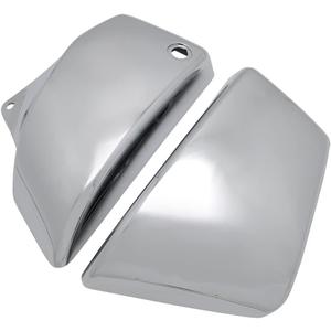 Motorcycle Left & Right Battery Fairing Covers Side Panel Oil Tank Cover For Honda Shadow ACE/Aero/Sabre VT1100 1999-2008(Not fit for Spirit) (Chrome)