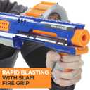 NERF Rampage N-Strike Elite Toy Blaster with 25 Dart Drum Slam Fire for Kids, Teens, & Adults 