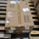 Offset Drain Fireclay Undermount Workstation Kitchen Sink 30 Inch, 30''x19''x10'' Topmount White Bar Sink Drop In, Deep Single Bowl Heavy Duty, Dual Mount, for Kitchen