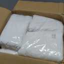 fani 6 Panels White Wedding Ceiling Drapes 5ftx40ft Ceiling Drapes Chiffon Fabric Arch Draping Sheer Curtains Soft Drapery Draping Wedding Ceiling Decorations for Party Ceremony Stage Swag