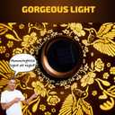 Solar Lanterns Outdoor Waterproof | Hummingbird Solar Lantern for Garden, Hanging Solar Light Decorative, Solar Hummingbird Lights, Garden Lantern Decor Gift