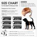 Pezluxe Dog Suspender Boots, Waterproof Anti-Slip Dog Rain Boots with Adjustable Strap for Small Medium Large Dogs, Reflective Paw Protector Pet Shoes for Outdoor Walking, Rain Snow Hiking, Black, S