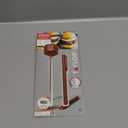 Taylor Waterproof Digital Instant Read Thermometer For Cooking, BBQ, Grilling, Baking, And Meat, Comes With Pocket Sleeve Clip, Red