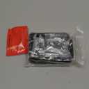 EaseLife 2 Pack Barn Door Floor Guide,2 Assemble Setup Options,Wall Mount System,Adjustable Ball Bearings Stay Roller,Flush Flat Bottom Design,Black