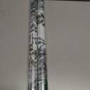 2 x Window Privacy Film with Cutting Grid, Non-Adhesive Stained Glass Window Film Decorative, Static Cling Privacy Window Film (Leaf Rainbow,17.5 X 78.7 inch)