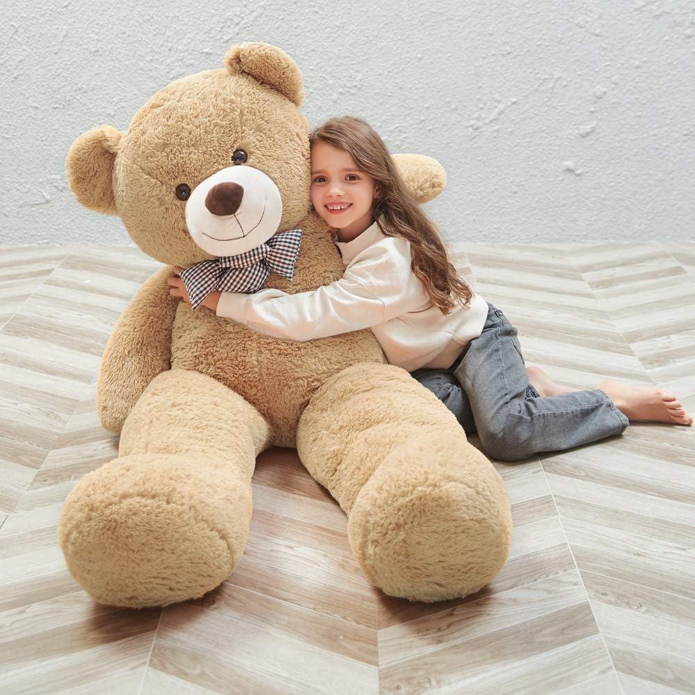 MaoGoLan Big Teddy Bear 55 inches Giant Bear Stuffed Animals Large Plushies Life Size Teddy for Children Adults (Brown) MaoGoLan Big Teddy Bear 55 inches Giant Bear Stuffed Animals Large Plushies Life Size Teddy for Children Adults (Brown)