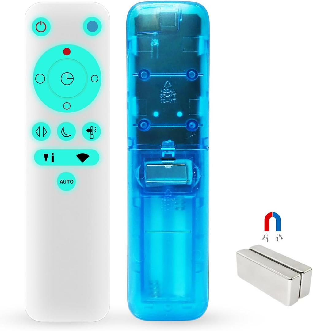Upgrade Glowing Remote Control Replacement No Setup for Dyson Pure Hot+Cool Fan Purifying Heater HP00 HP01 with Magnetic(Part NO.967197-13)