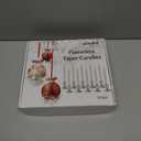 Bociks Flameless Window Candles with Remote Timer 10 PCS Battery Operated LED Flickering Taper Candle Lights with Removable Sliver Candle Holders Best Gift for Xmas Wedding Home Dinner Dcor