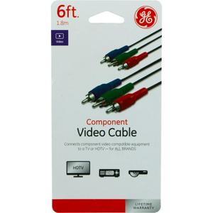 GE 33606 6' Component Audio/Video Cable Open Box Item