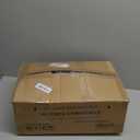 9FT Flocked Prelit Garland with Dual Color LED Lights and Timer by Remote Control and Batteries Operated, Home Mantle Stairs Railing Fireplace Outdoor Indoor Wall