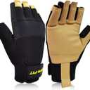 Professional Anti-Vibration Gloves,EN ISO 10819: 2013 / A1: 2019 Certified,Abrasion Resistant Mechanic Gloves (XX-Large, 7600)