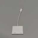 Lightning to HDMI Adapter for iPhone, [Apple MFi Certified] Digital AV Dongle,1080P Sync Screen Cable with Lightning Charging Port for iPhone, iPad to TV/Projector/Monitor No Need Power Supply (White)