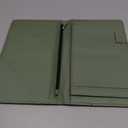 Server Book with Zipper Pocket for Waitress, Cute Waiter Server Wallet, Booklet Restaurant Waitstaff Organizer, Serving Guest Check Book Holder Money Pocket Fits Server Apron, Dark Green