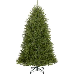 National Tree Company 6.5 ft Unlit Dunhill Fir Full Artificial Christmas Tree, 1,838 Tips, Includes Stand, Green
