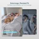 Breescape Cooling Comforter King Size - BlendTek Q-Max>0.46 Tech, Breathable Blanket for Hot Sleepers & Night Sweats Relief, Premium Lightweight Summer Bedding, 106x96 Inches, Misty Gray