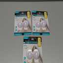 Oval Adhesive Hooks 3 Pack