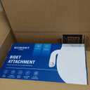 Mayfair Cassel Bidet Bundle, Slow-Close Never Loosen Toilet Seat with Perfect Fit, Fresh Water Spray, Non-Electric, Easy to Install Bidet, ELONGATED, White