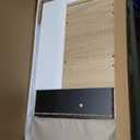 SoBuy Narrow Nightstand, Thin Bedside Table Slim End Table, Small Bedroom Furniture Storage Cabinet with Sliding Drawer and Open Compartment, Black FBT111-SCH