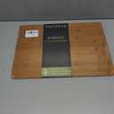 Bamboo Cutting Board, Large Kitchen Chopping Board with Deep Juice Groove & Built-in Handle, Reversible Wooden Charcuterie Board and Serving Tray for Meat, Bread, Fruit, Daily Use, 16110.6''