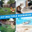 Chicken Poop Scooper, 304 Stainless Steel Shovel Head, 4-in-1 Chicken Litter Scoop with Handle for Chicken Coop & Pet Waste Cleaning, Multifunctional Litter Sifting Shovel(20 to 49")