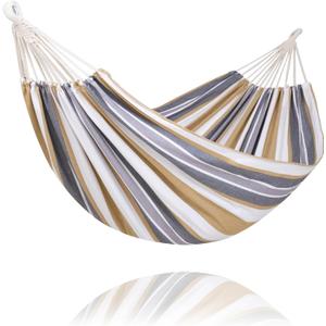 SUNCREAT Hammocks Outdoor Hammock for Trees, Porch Hammock Portable, Coffee