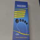 Plantar Fasciitis Feet Insoles Arch Supports Orthotics Inserts Relieve Flat Feet, High Arch (Mens 5-5 1/2 | Womens 7-7 1/2) (Gray)