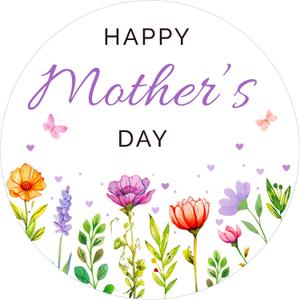 7 x joycraft 60Pcs Mothers Day Stickers, 2 Inch Floral Happy Mother's Day Stickers, Colorful Flower Self Adhesive Gift Labels for Present Wrapping, DIY Card, Envelope Seal, Cookie Bags, Bouquet