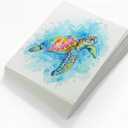 200 Sheets (8"x8") - Premium Watercolor Paper - 220 GSM - Loose White Sheets - Ideal for Water Coloring, Sketching, Drawing, Craft, Art & Mixed Media. Bulk Pack of Paint Paper