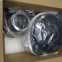 GANIZA Food Processors, Electric Food Chopper with Meat Grinder & Vegetable Chopper - 2 Bowls (8 Cup+8 Cup) with Powerful 450W Copper Motor - Includes 2 Sets of Bi-Level Blades for Fruits/Meat/Nuts (Black)