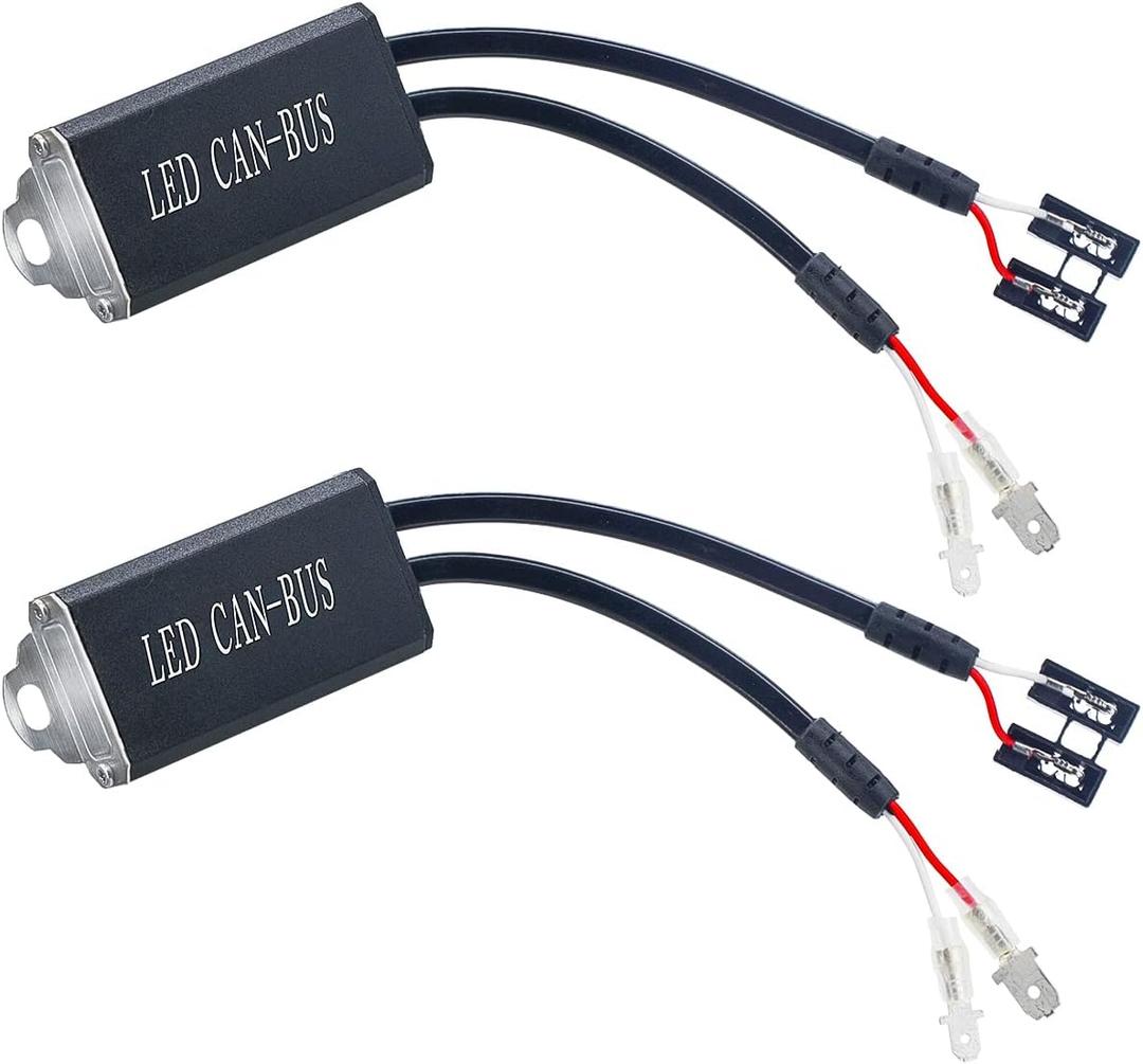HIKARI H7 Canbus Decoder Kits Compatibility Anti Flickering Resistor Warning Canceler Pack of 2