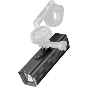 ROCKBROS Bike Light Compatible with Bike Out-Front Mount Rechargeable Bicycle Headlight Front Lights for Night Riding