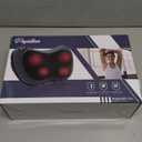 Papillon Neck Massager,Shiatsu Electric Back Massager with Heat,Neck Back Pain Relief Gifts for Mom/Dad/Women/Men,Deep Tissue Kneading Massage Pillow for Shoulder,Legs,Foot,Body Muscle Fatigue Relief (Cyan Blue)