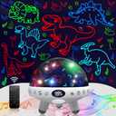 YACHANCE Dinosaur Night Light Projector for Kids with Timer & Remote. Dinosaur Gifts for 1-12 Year Boy. Dinosaur Toys for Kids 5-7 Year Old. Dinosaur Decor for Boys Room. Baby Night Light with 29 Sounds