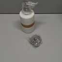 Soap Dispenser for Kitchen & Bathroom, Dish Soap, Hand Soap, Shampoo, Conditioner Dispenser Bottle with Stainless Steel Pump, Includes Silicone Funnel, Non-Slip Design, Kitchen Decor, White