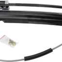 URO Parts 51358252430PRM Window Regulator, Premium Ball Bearing Regulator, Rear Right, without Motor