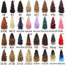 WIPPORYA Ginger French Curl Braiding Hair 24 Inch Soft Ginger Braiding Hair Pre Stretched Loose Wave Bouncy 100g/pack Yaki Crochet Hair for Black Women Hair Extensions for Braids (#350)