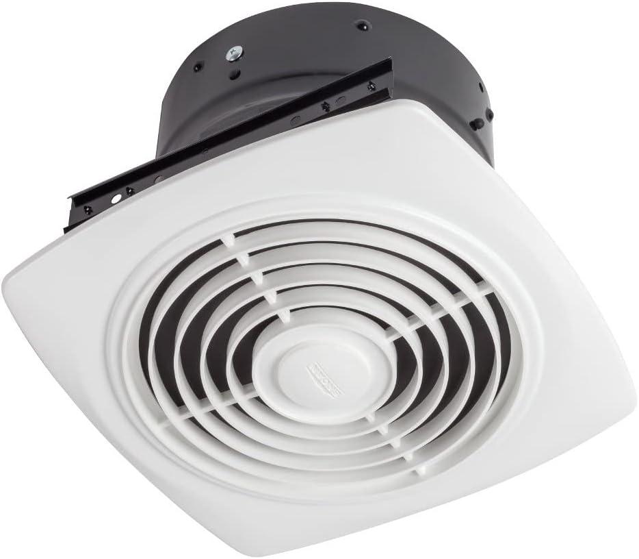 Broan-NuTone 505 Exhaust Fan, White Vertical Discharge Ceiling Ventilation Fan, 8.5 Sones, 200 CFM, 8"