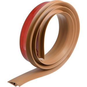 Uxcell Floor Transition Strip Self Adhesive, 2.75" Wide PVC Carpet to Tile Transition Strip Edging Trim Strip for Laminate Doorway Height Less Than 15mm/0.6in Brown 6.56Ft