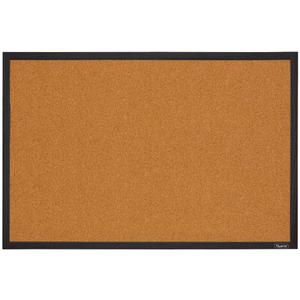 Quartet Cork Bulletin Board, Framed Corkboard, 2' x 3', Black Frame, Message Board, Vision Board (MWDB2436-BK)