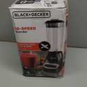 BLACK+DECKER Crush Master Blender, 10-Speeds with Stainless Steel Blades, Black, BL2010BP