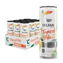 CELSIUS Sparkling Tropical Vibe, Functional Essential Energy Drink 12 Fl Oz (Pack of 12) (EXP 03/06/27)