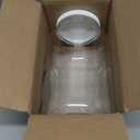 Kitchentoolz 1 Gallon Glass Jar with Lid Large Gallon Mason Jar with Lid for Sourdough Starter, Kombucha, Sun Tea, Pickling, and Storage Jug Made in the USA (Clear)