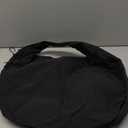 Large Nylon Hobo Bag Women Crescent Shoulder Bag Vintage Tote Bag Casual Shopper Handbag for Women (Black)